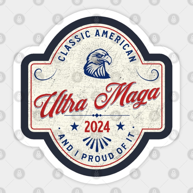 Ultra Maga Sticker by valentinahramov